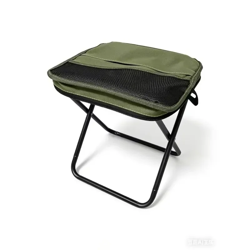 Portable Folding Camping Chair Backpack Crossbody Storage Stool Lightweight Compact Quick Seat Travel Hiking Picnic Silla