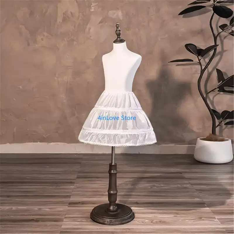 تنورة T4MD لحفلات الأطفال مقاس 35 سم بإطار فولاذي مرن لدعم التنورة المسامية