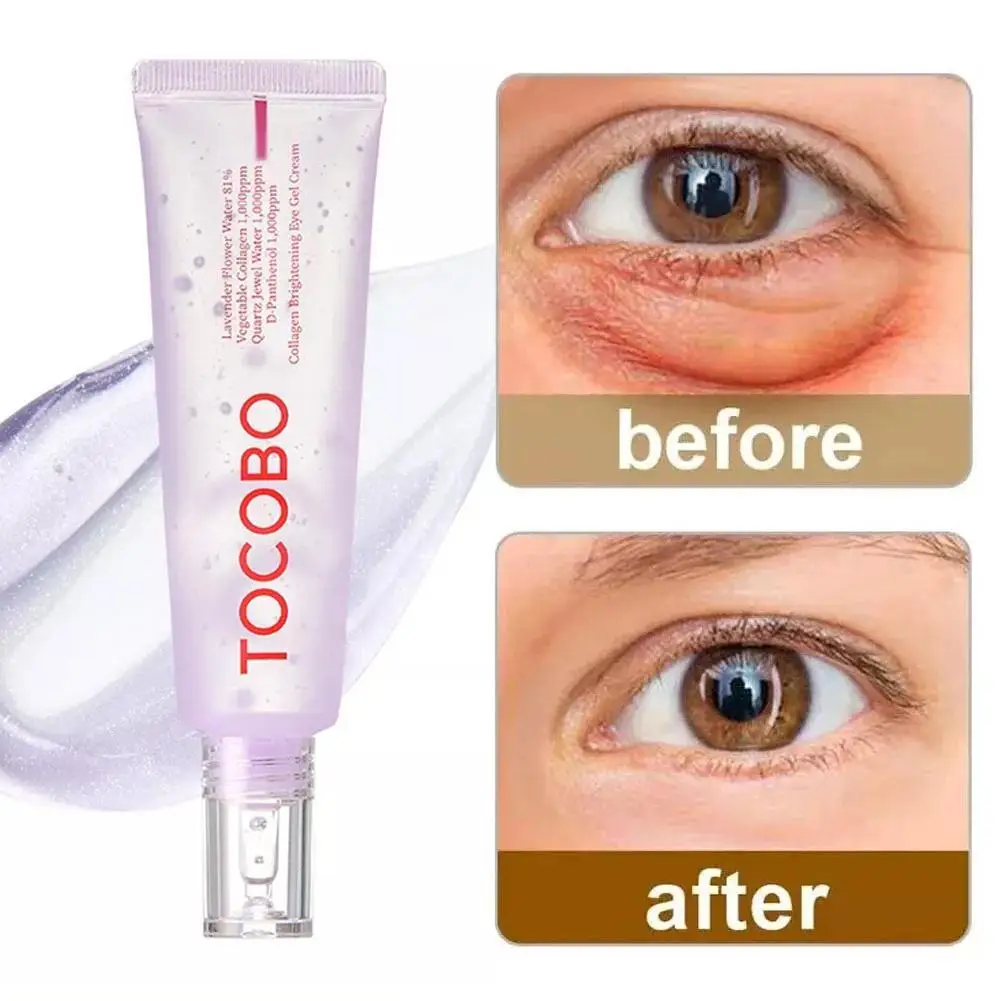 TOCOBO Collagen Gel Eye Cream Anti-wrinkle Moisturizing Firming Soothing Improve Dullness Remove Eye Dark Circle Skin Care