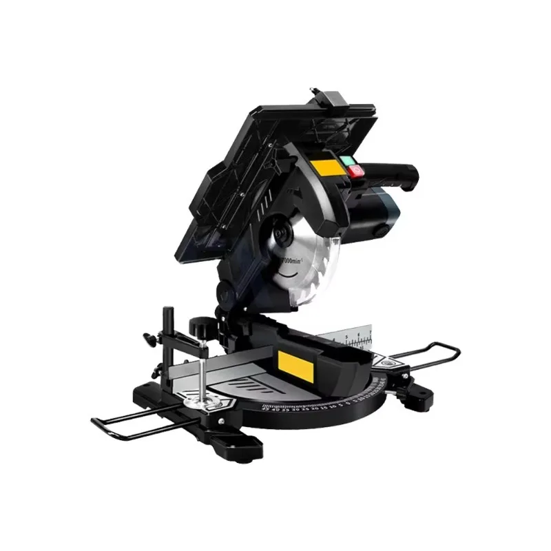 8 Inch 1400W Miter Table Saw 2 In 1 Woodworking Multifunctional Compound Saw For Aluminum Profile High Precision Cutting
