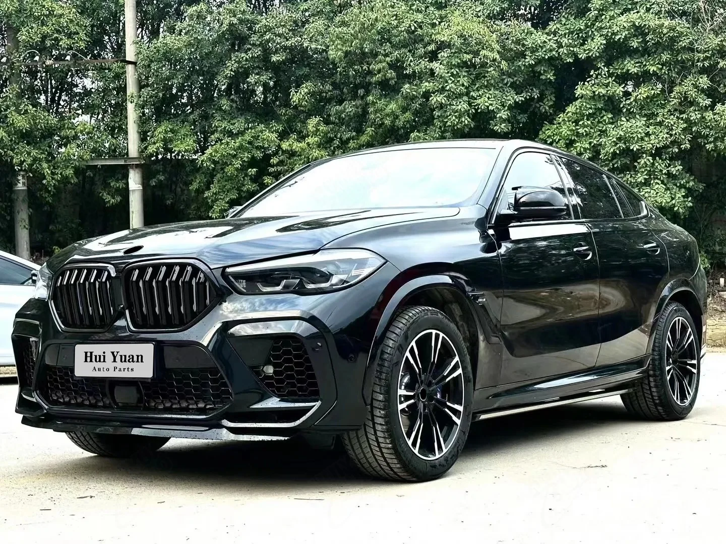 Factory Direct Sale for X6-Series G06 2020 2021 2022 Exterior Facelift Grille Bumper Body Kit to G06 X6M 2022 Model - view 3