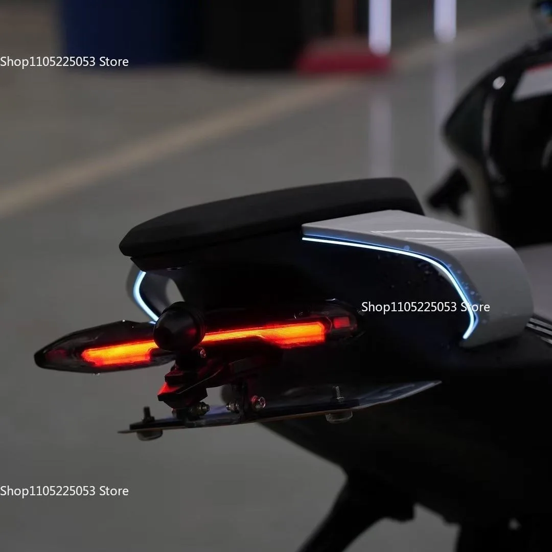 for CFMOTO 675SR 675SS 450SR 250SR Modification Upgraded Rear Lights Are Super Invisible .APP Change 72 Colors. Decorative Light