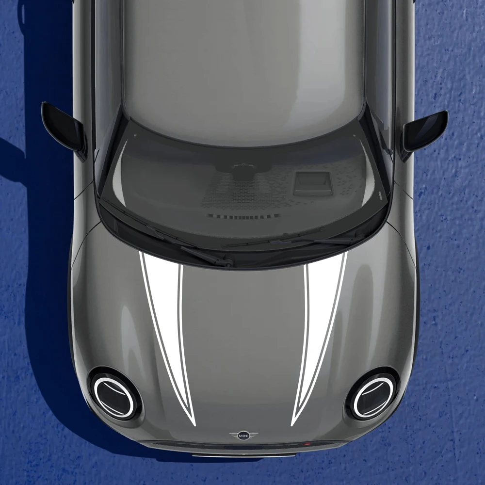 2 шт., наклейки на крышку капота автомобиля Mini Cooper S JCW F55 F56 R55 R56