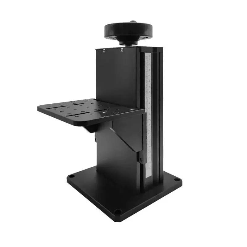 Optical Experiment Lifting Platform Aluminum Alloy T-Type Screw Manual Lifter Z-axis Displacement Slide Table 200/300/500MM