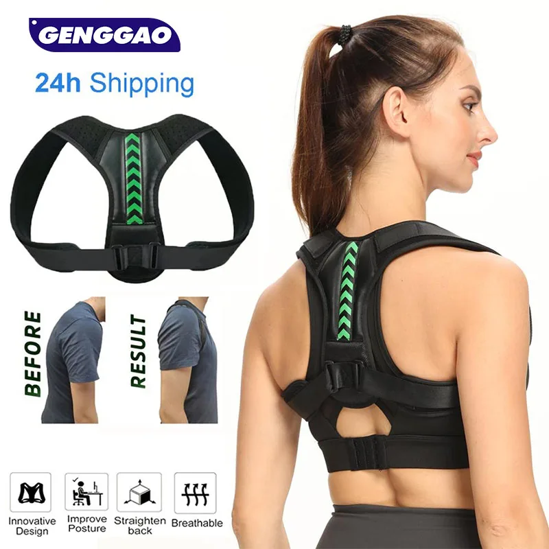 Posture Corrector for Men and Women,Upper Back Brace for Clavicle Support,Adjustable Back Straightener & Providing Pain Relief