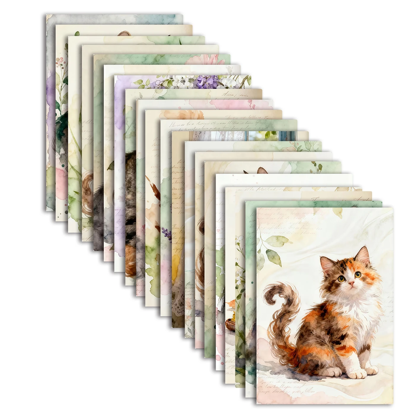 20PCS Cute Cat Postcards, Vint - Collectible Vintage Greeting Cards ulasan dan harga