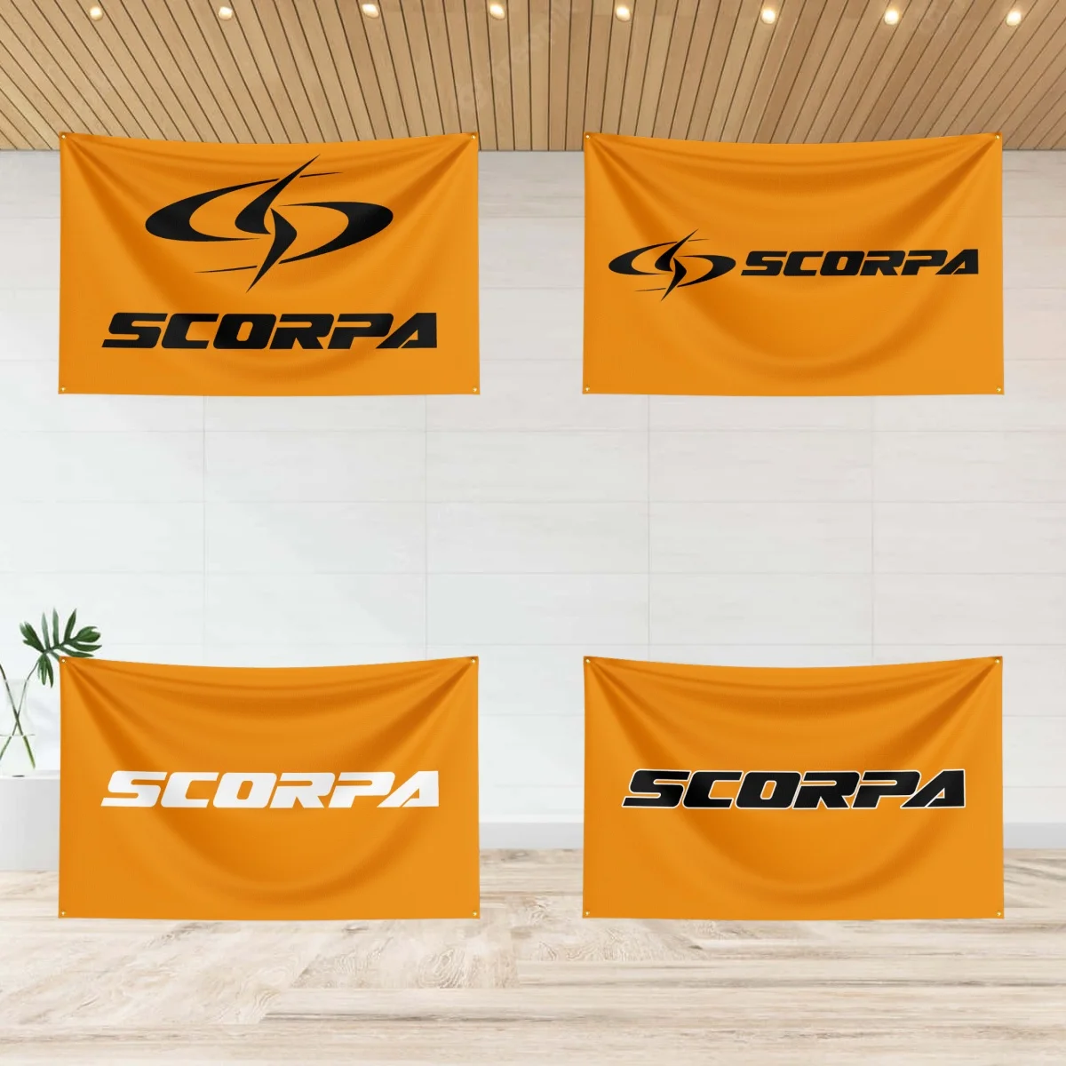 

3x5 Ft S-Scor-P-pas-Motorcycle-5S 9 Flag Polyester Printed Cars Flags Banner Tapestry for Room Garage Decor