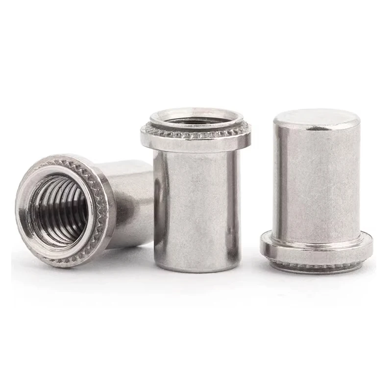 100pcs Stainless Steel Reverse Blind Hole Clinch Standoff TBSOS‑M3 M4 M5 M6 M8, Waterproof Standoff, Sealed Rivet Stud