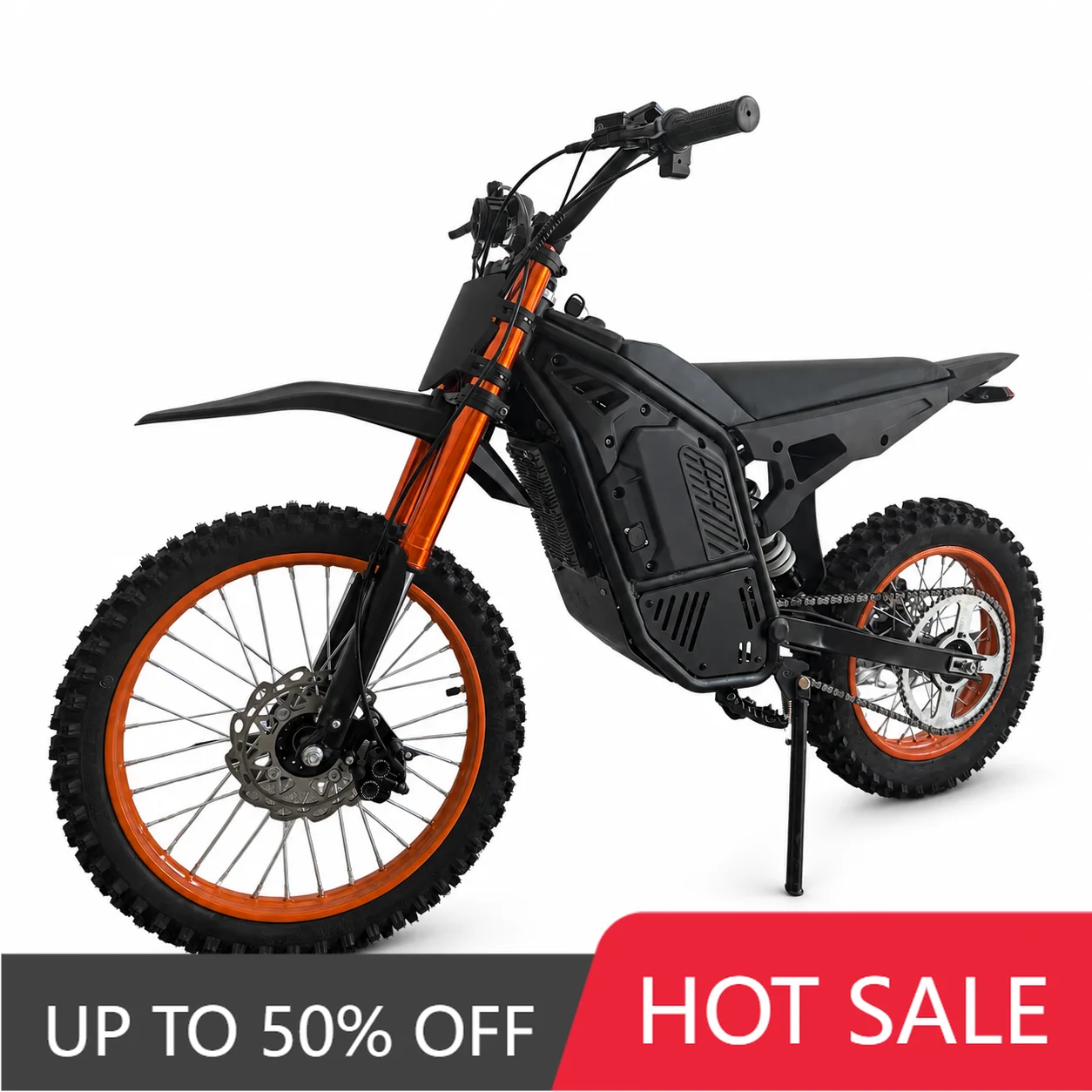 WWE OEM factory direct delivery 72V6000W brushless electric motorcycle 70km/h off-road electric off-road vehicle