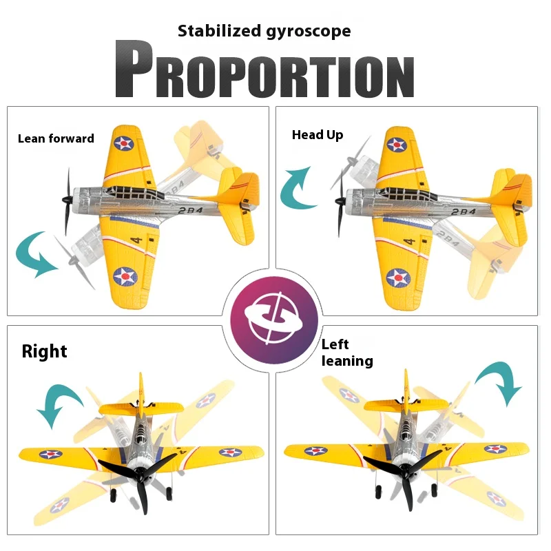 Qf012 avião rc de quatro canais sbd bombardeiro motor sem escova asa fixa modelo de aeronave de controle remoto brinquedo de espuma presente de aniversário