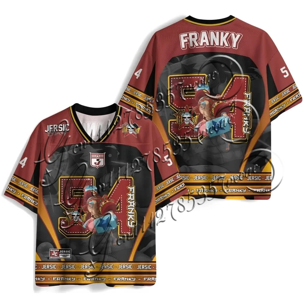 

26 Jersey One Piece The Straw Hat Pirates Anime Kpop Baseball Hockey T-shirt Fashion Streetwear Anime Y2k Daily Unisex Tops Tees