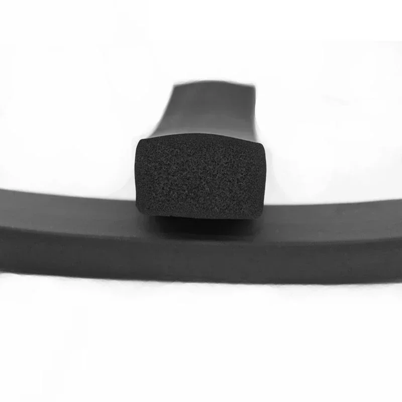 EPDM Rubber Foam Sponge Bar Seal Strip Flat 2 3 5 8 10 15 20 25 30 x 8 10 15 20 25 30 35 40 45 50mm 1 Meter Black
