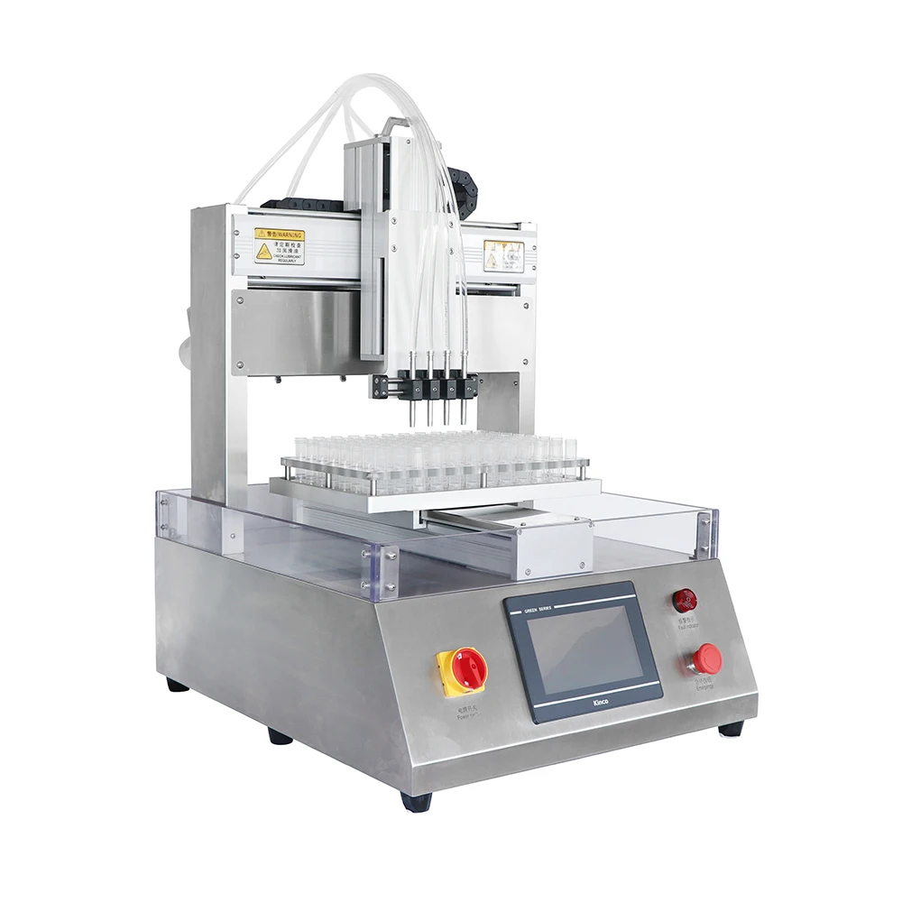 Portable Semi Automatic Electric Liquid Filling Machine for Nail Polish Oil Shampoo Perfume Ampoule Vial Glass Container