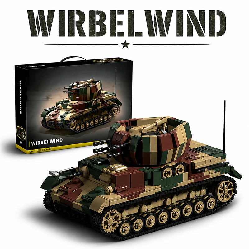 1:28 Schwerer Panzer Bausatz Gepanzertes Fahrzeug MOC Bausteine Set mit Soldatenfiguren Kreatives Spielzeug Bausteine Weihnachtsgeschenke 1600+ Teile