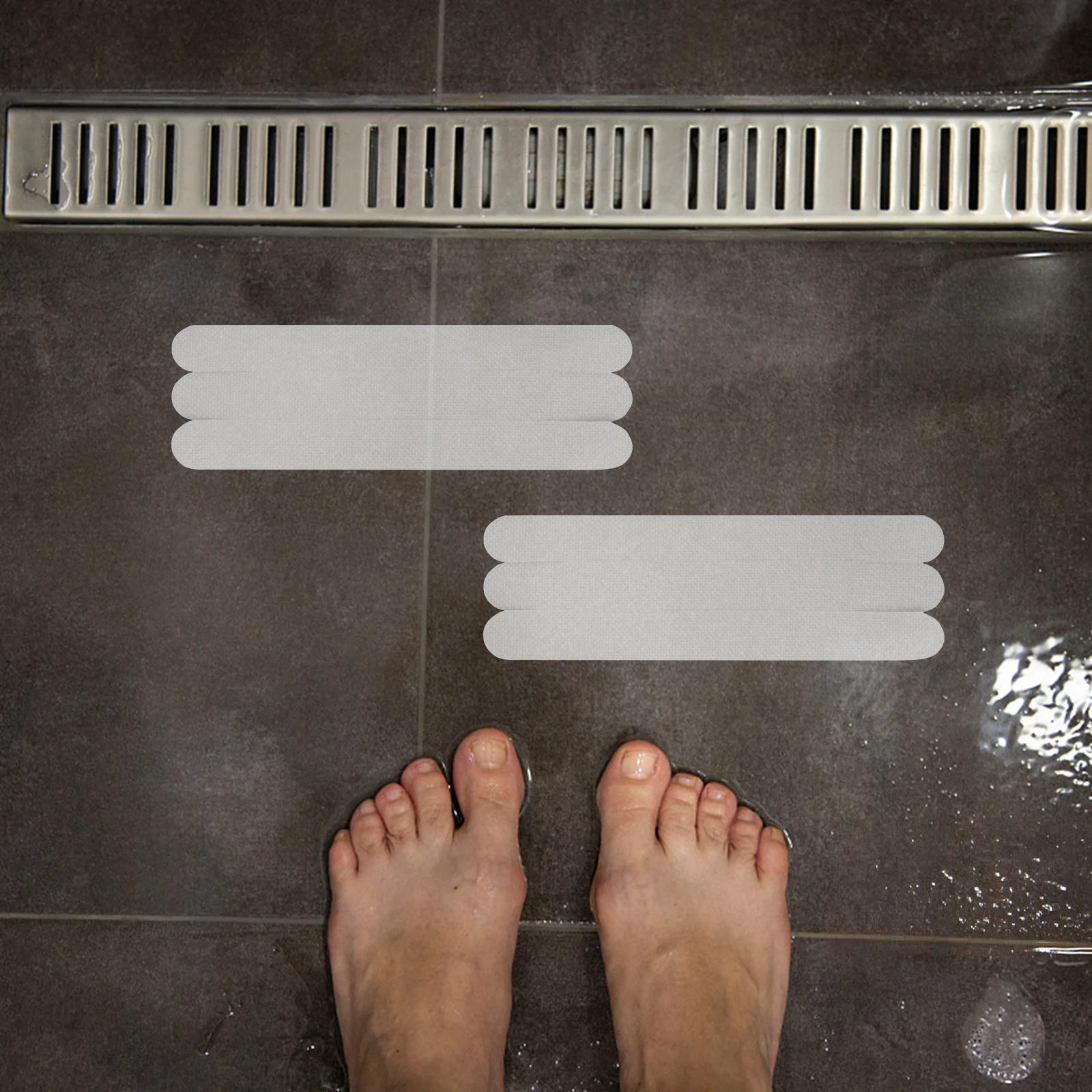 12 قطعة شرائط مضادة للانزلاق غير قابلة للانزلاق سطح محدب مقعر لأحواض الاستحمام 2 سنتيمتر X 20 سنتيمتر شرائط مضادة للانزلاق لاصقة حمام معالجة #2