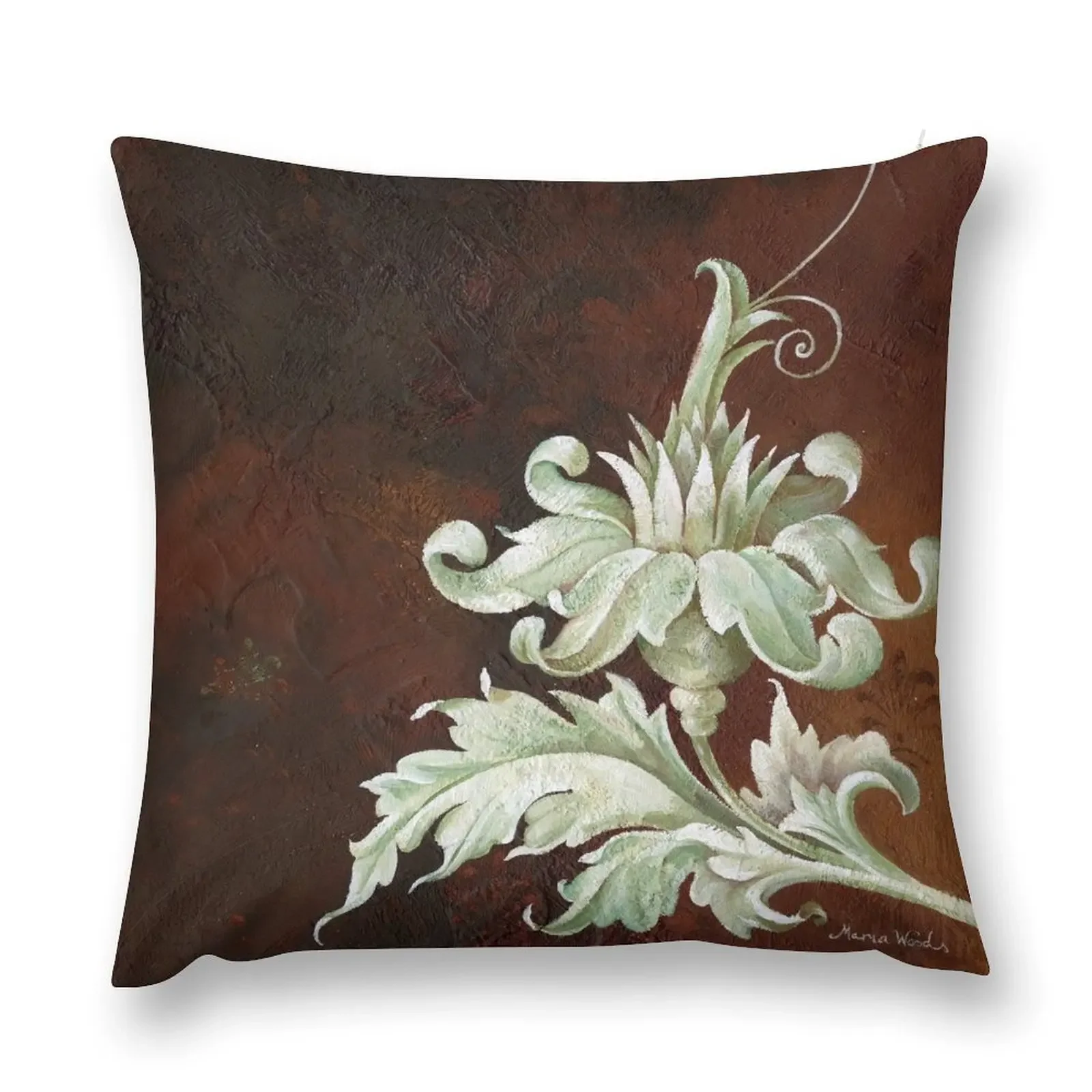 Baroque Flourish 2 Throw Pillow Sofa Pillow Cover Ornamental Pillow Christmas Cushion For Home