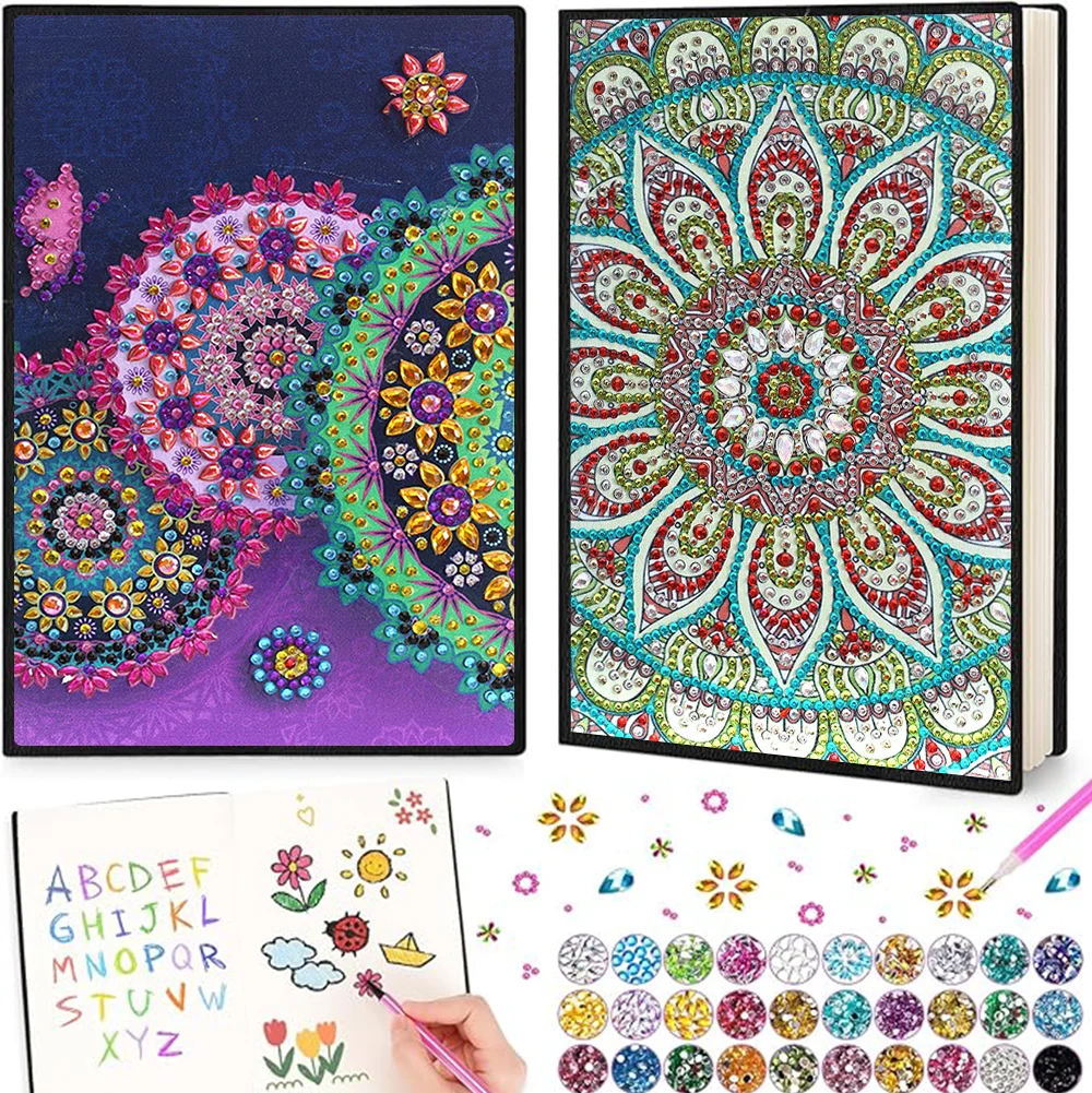 نمط ماندالا واحد، ألماس غير من - مراجعة Art Craft Notebook وسعره