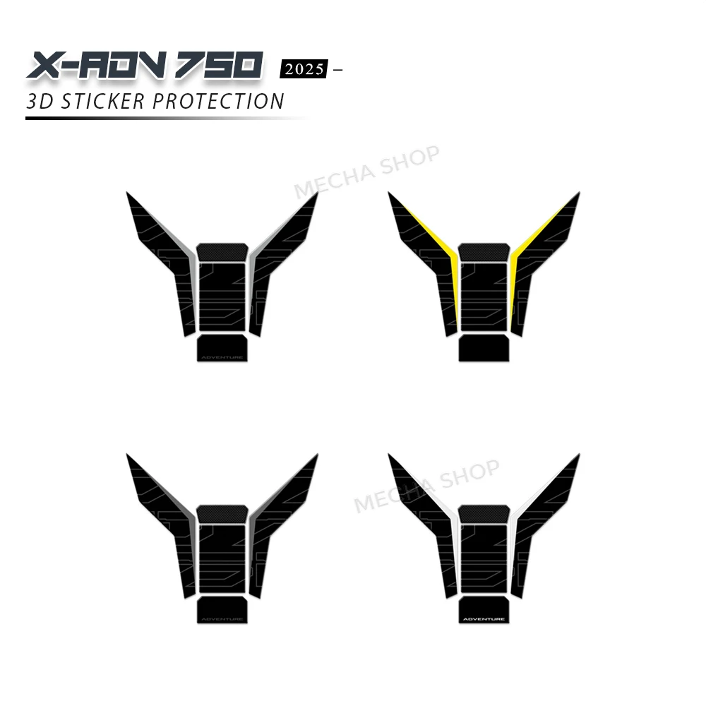 For Honda X-ADV 750 2025 Fuel Tank Middle Protection 3D Resin Protection Sticked on XADV-25-001