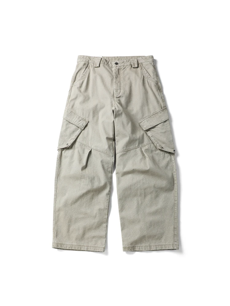 

Bla Armada Spring Summer Waed Workwear Loose Casual Pants Big ket Versatile Comfortable Straight Leg Trousers