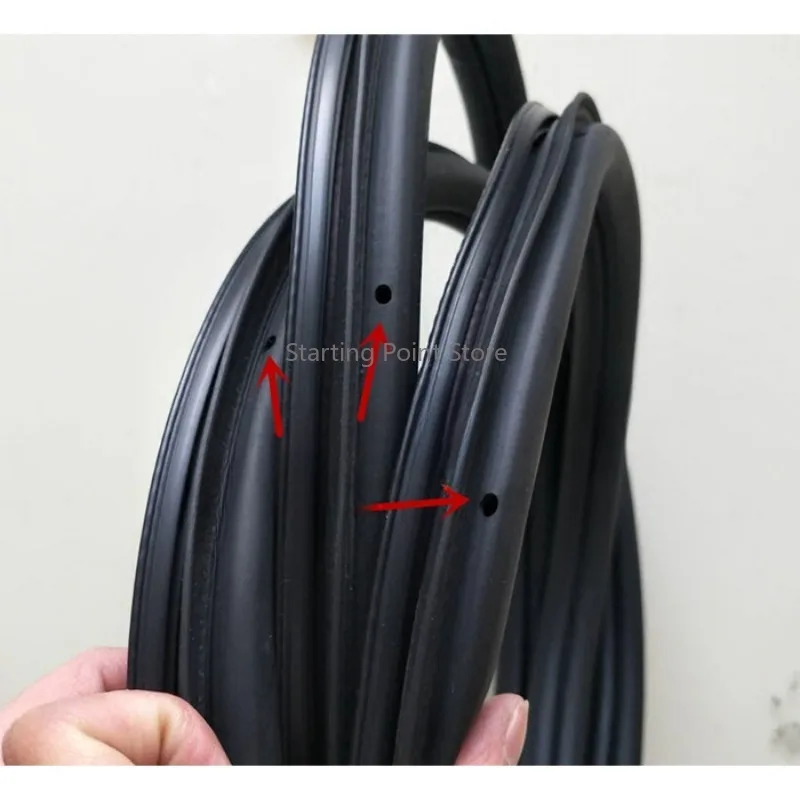 1PC Suitable for Santana 13-16 door frame sealing strip body rubber strip door tooth trunk