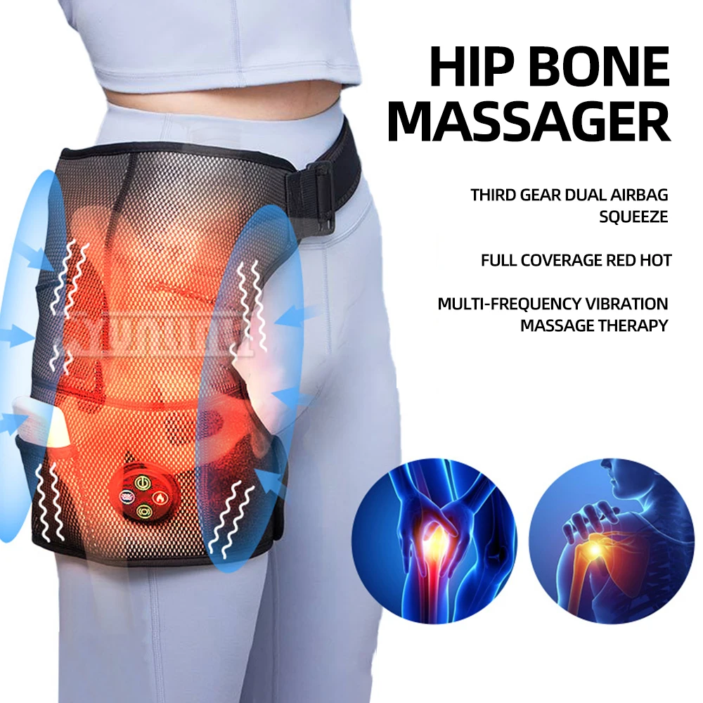 

Массажер для тазобедренных суставов с воздушно-компрессионной вибрацией и горячим компрессом