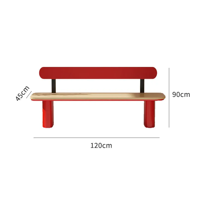 Solid wood casual milk tea catering shop card seat sofa table and chair combination wall bench chair