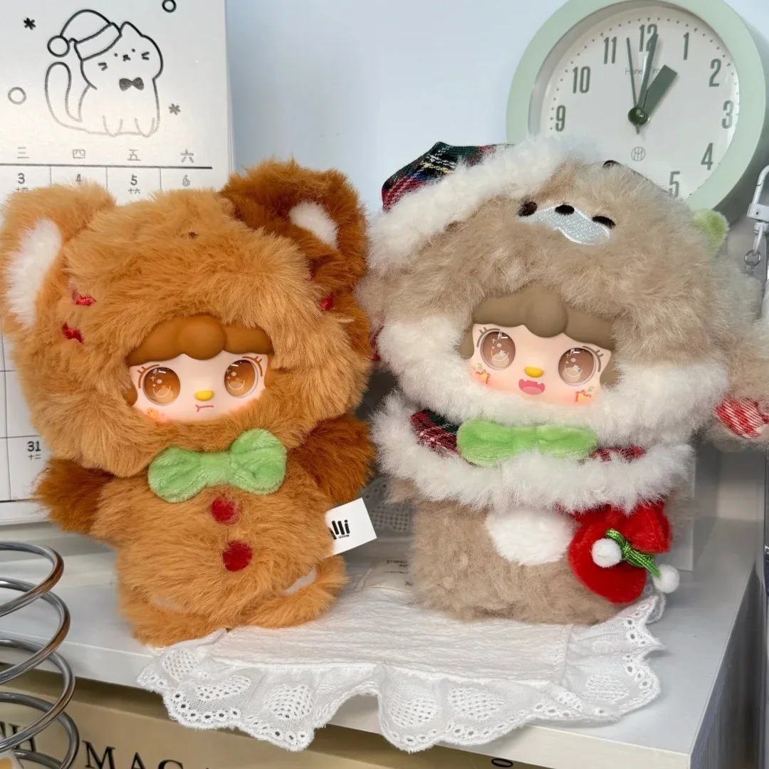 

Genuine Yooki New Christmas Tinkling Series Vinyl Blind Box Plush Vinyl Doll Pendant Doll Bag Decorated Girls' Christmas Gifts