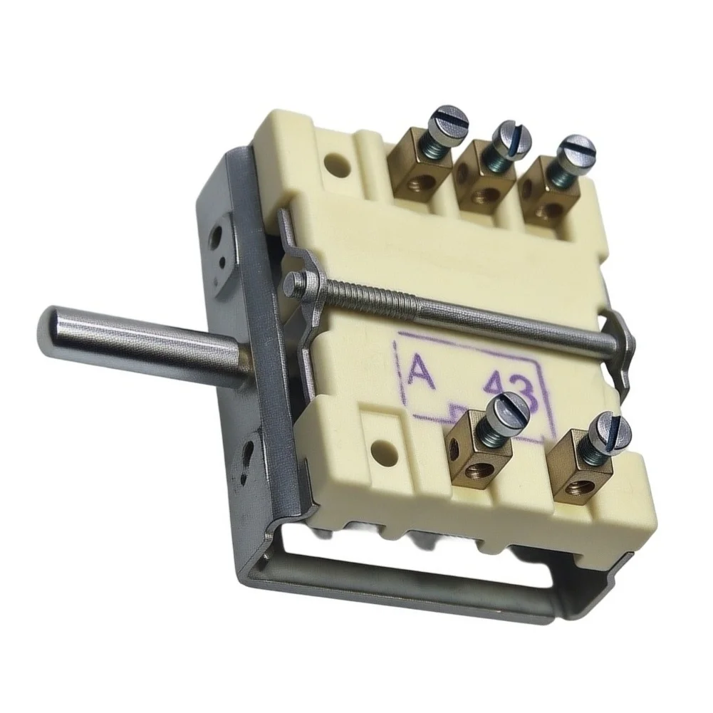 Rotary Switch Model 49.24015.000 For for EGO Electric Stoves Replacement Control Component ABS Housing Step Actuation 16A Rating
