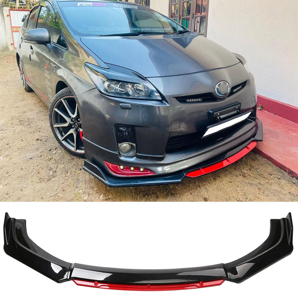 LAICY For Toyota Prius 2001-2022 Front Bumper Lip Auto Chin Spoiler Splitter Diffuser Body Kits Trim Protection Spoiler Air Dam