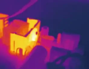 Hot Selling Dual Sensor Handheld Card Smart Temperature Camera Features High Resolution CMOS Sensor