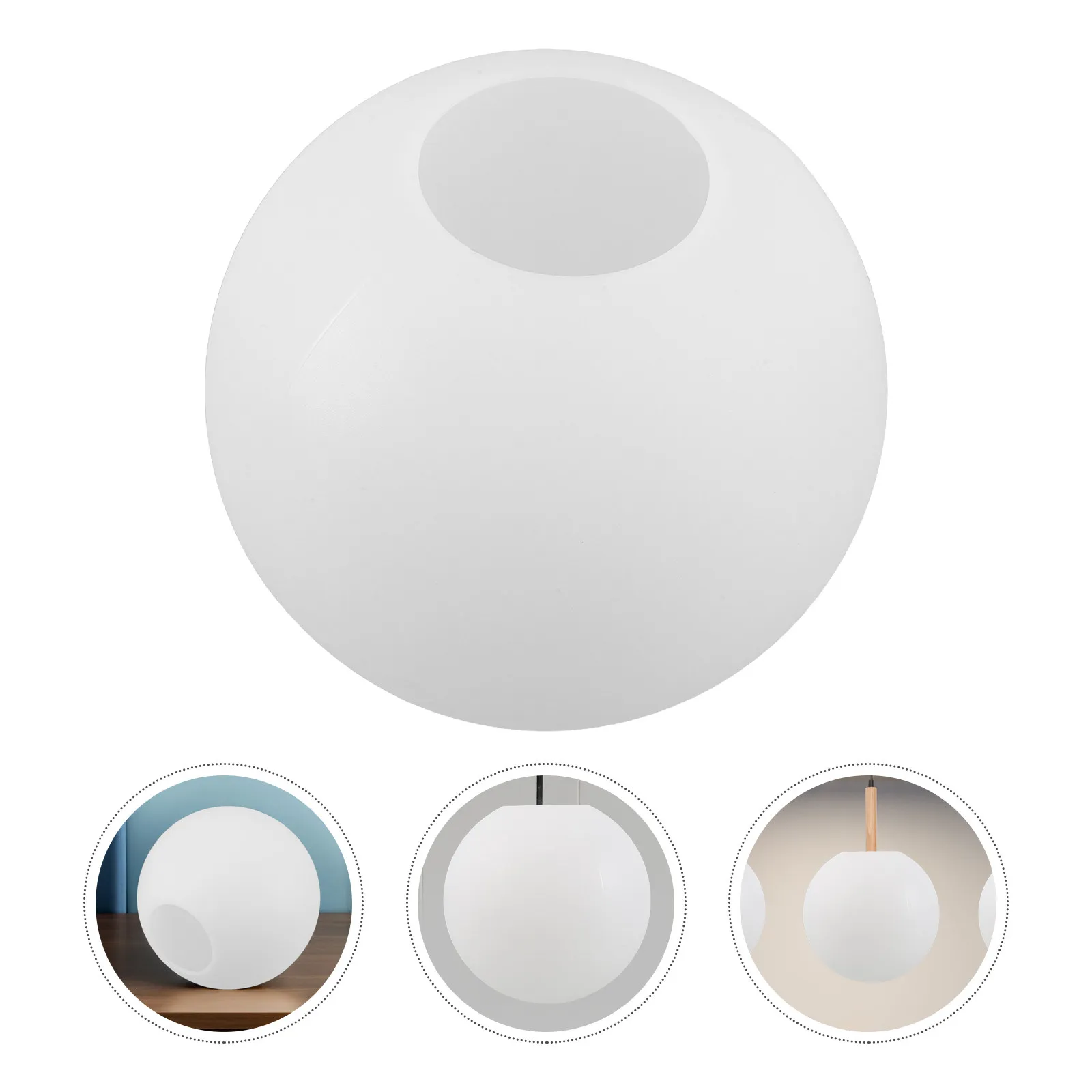 

Белый матовый плафон-шар из ударопрочного ПЭ, 20 см, для потолочного светильника, замена для гостиных и спален