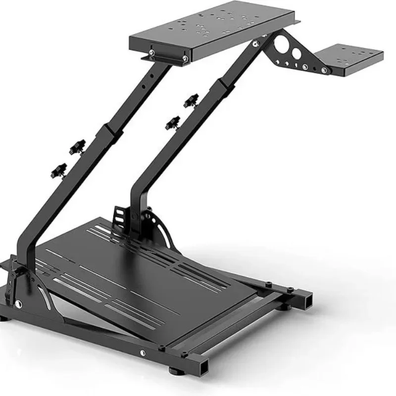 Folding simulation racing game steering wheel seat bracket