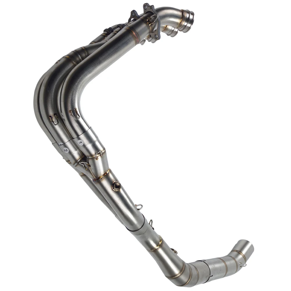 For BMW S1000R S1000RR 2018 Exhaust Tips Front Pipe Stainless Steel view 3
