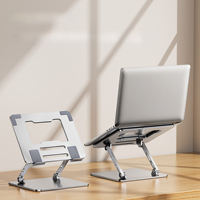 Aluminium Alloy Laptop Stand Foldable Tablet Rotale Stand For Laptop Portable Fold Holder Cooling Bracket Support