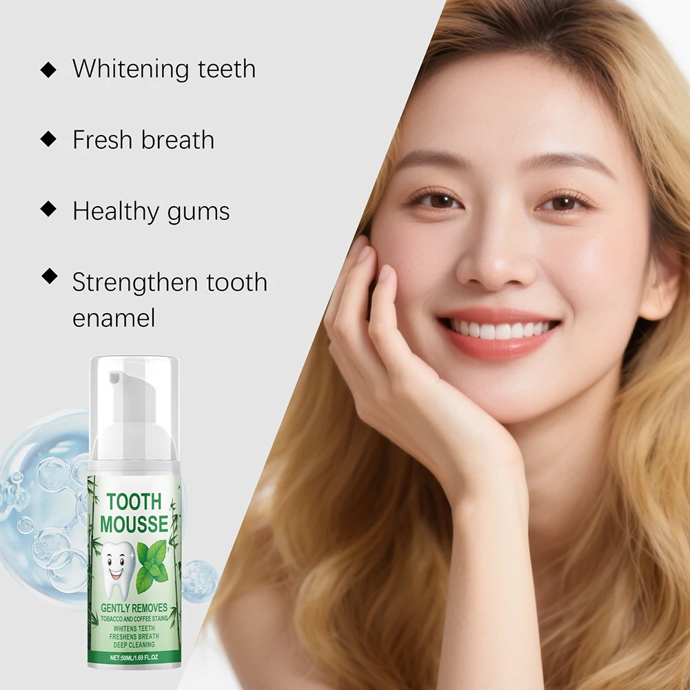 Deep Cleaning Toothpaste Foam Tooth Whitening Mousse Intensives Stain Removal Tooth Paste Gentle Foam For Sensitive Skin
