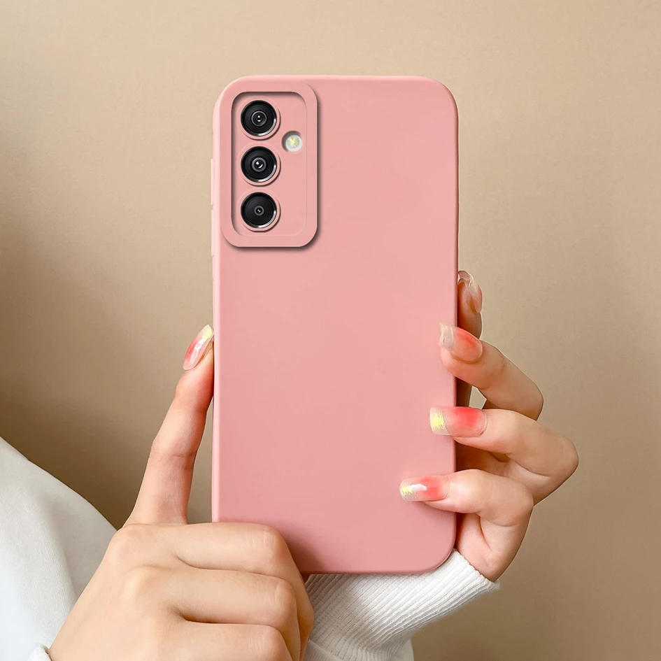 For Samsung Galaxy M34 M54 5G Phone Case Cover Liquid Soft Silicone Super Shockproof Matte Couple Cases For Samsung M 34 Fundas