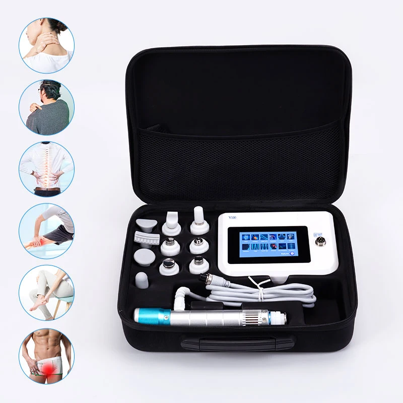 

Portable Touch Screen Extracorporeal Shock Wave Therapy Massage Gun Pain Relief Portable Shockwave Therapy Machine Health Care