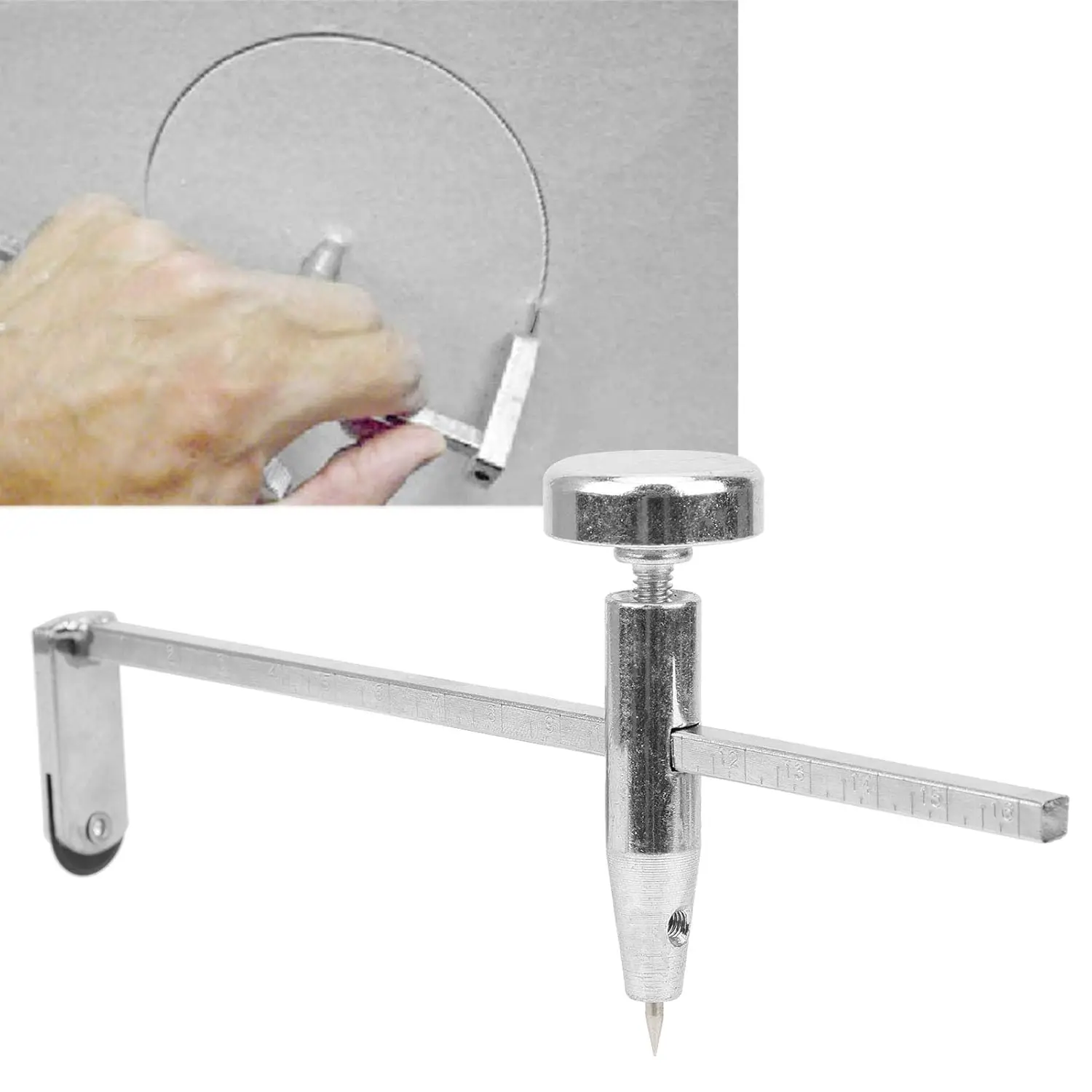 

Circle Hole Cutter Shaft for Pivot for Drywall Gypsum Board Round Knife Steel Dry Wall Circle Hole Drilling Tool