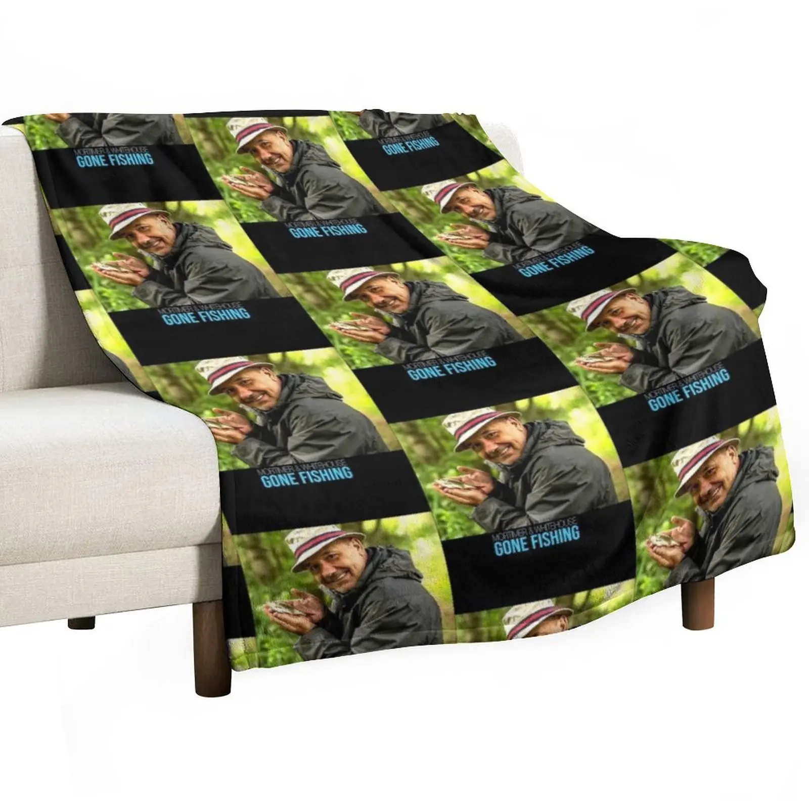 Bob Mortimer Parti à la pêche classique Throw Blanket For Baby Flannel Fabric Fluffys Large Blankets For Bed Blankets