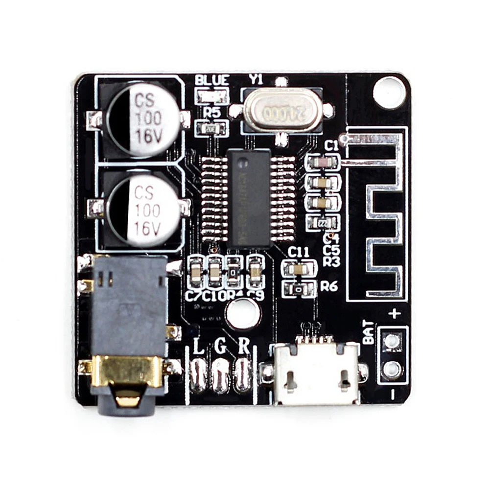 1-5pcs VHM-314 Audio Receiver Board Bluetooth 4.1/5.0 MP3 Lossless Decoder Board WiFi Stereo Music Module 3.7-5V 3.5mm Audio Aux