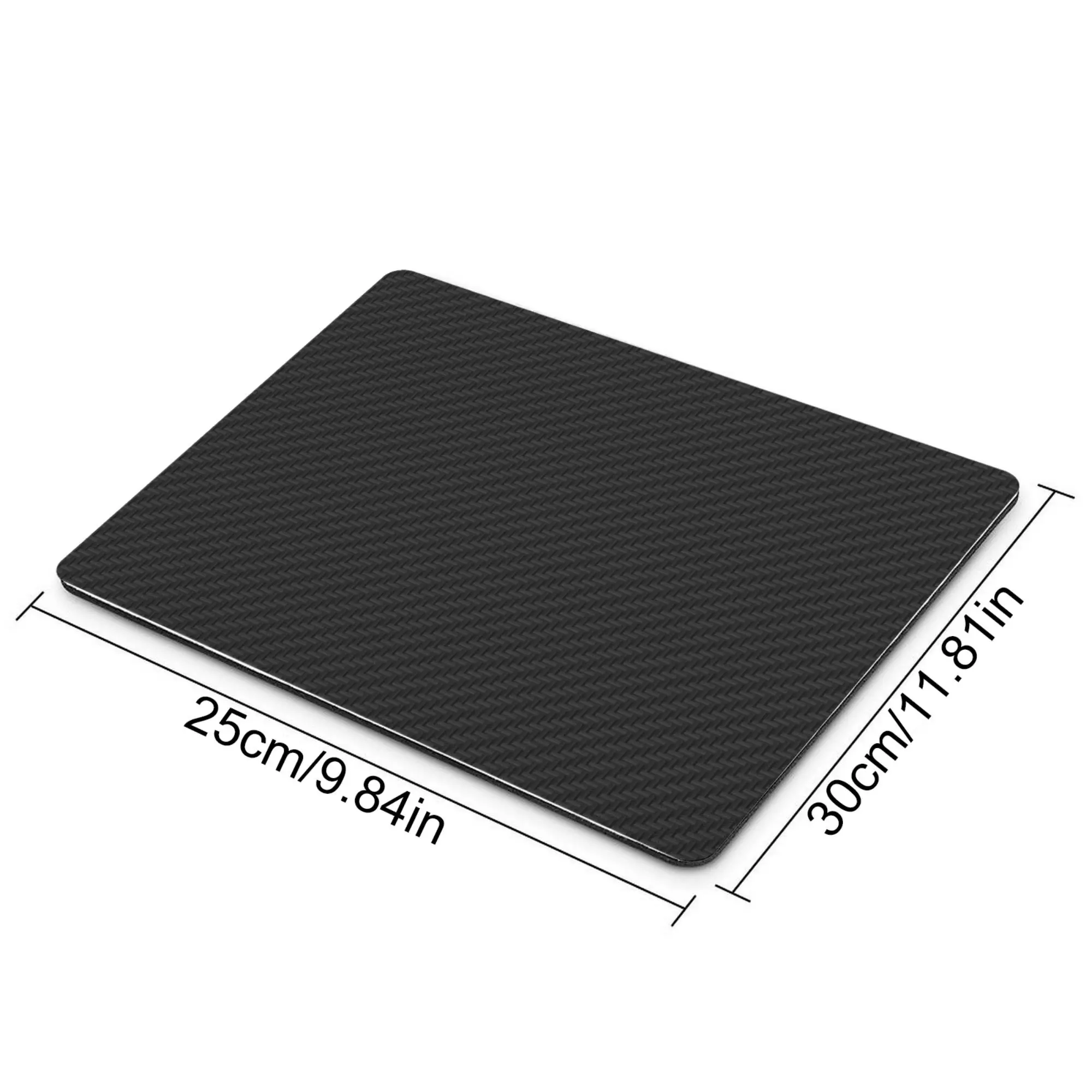 

Carbon fiber woven design mouse pad, PC accessory, rubber material, durable, ultra-thin, easy to clean, high-quality desk met