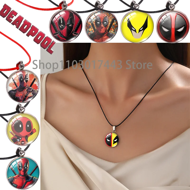 

10 Styles Disney Marvel Deadpool Necklace Best Friends Wolverine Kids Gift Pendant Necklace Fashion Jewelry Accessories Necklace