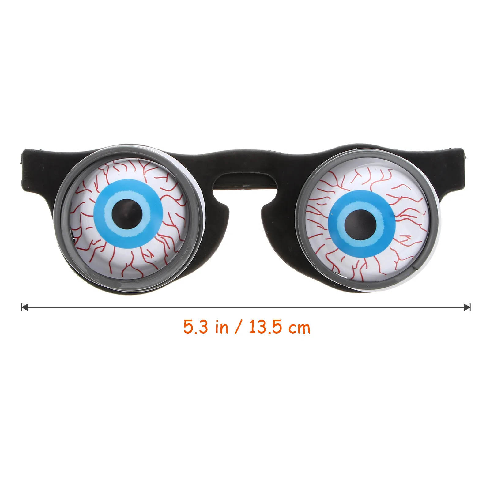 Horror Glasses Spring Eyeball Design Funny Prank For Halloween Party Gag Gift Bulging Eye Glasses For Adults Kids Novelty