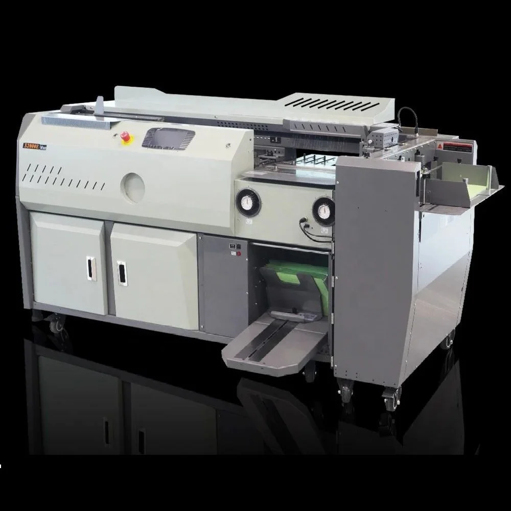 Máquina automática de encuadernación de pegamento para libros Digital EAV, carpeta de pegamento perfecta S2000E