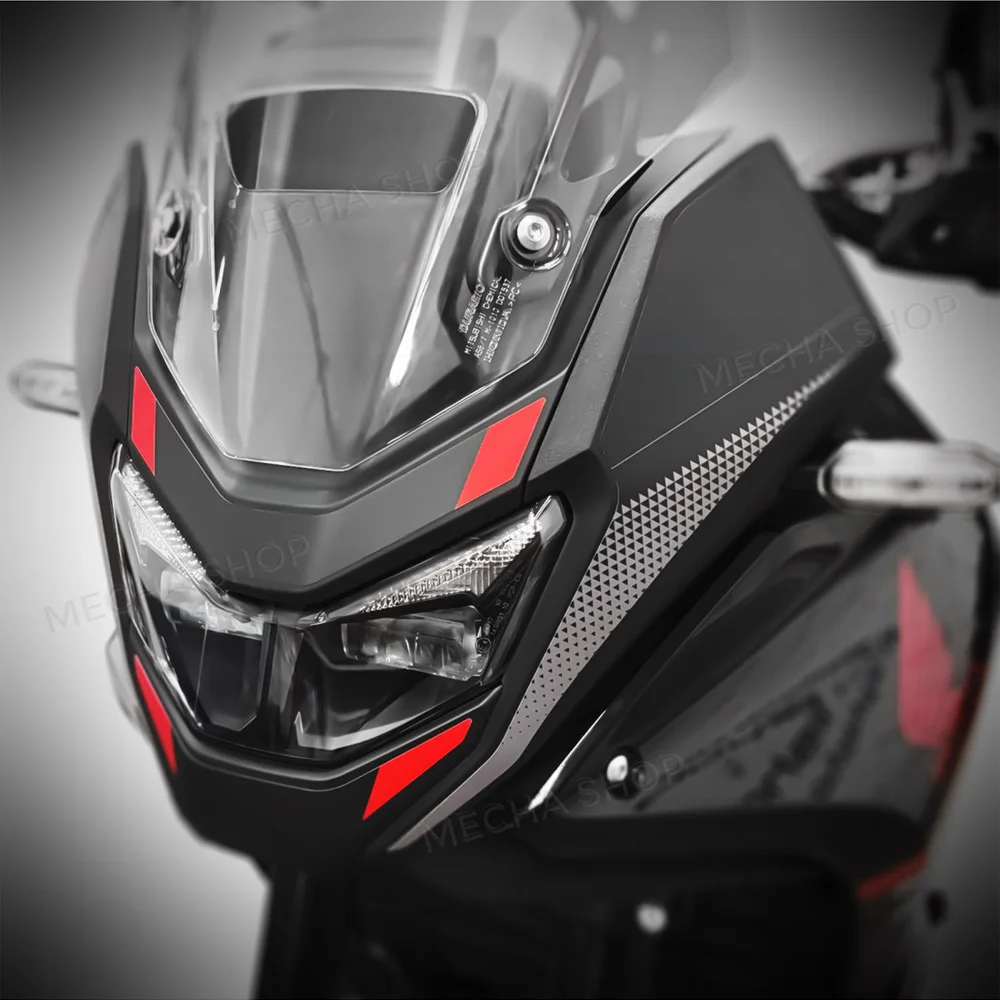 For XL750 Transalp 2025 Front Sticker 3D Resin Sticker Protection Kit Motorcycle Accessories 4