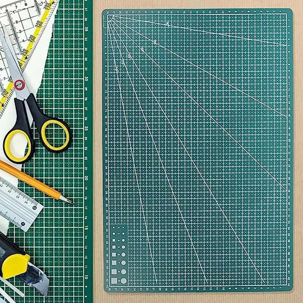 Double-side Leather Craft Tool Cutting Mat Patchwork Sewing A3 A4 A5 Cutting Board Engraving PVC Workbench Pad Home DIY