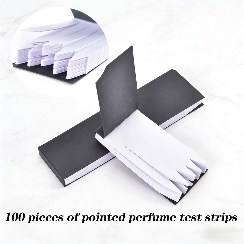 100 szt. aromaterapia zapach perfumy olejki eteryczne próbka tester paski papierowe dezodoryzacja powiększenie zapachu