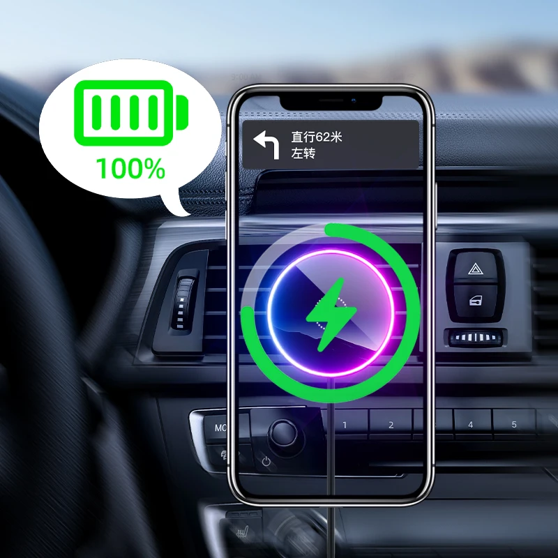 STLF Clrak لسيارة رينج روفر S20L شحن لاسلكي جديد لوضع هاتف السيارة هوك النسر الفم باك المغناطيسي شفط ترقية تعديل #4