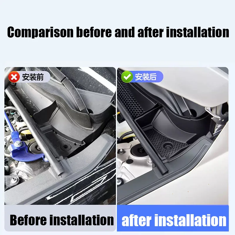 For Toyota RAV4 XA60 Wildlander 2026 2027 Protective covers for air vents on both sides of the hood made of ABS material