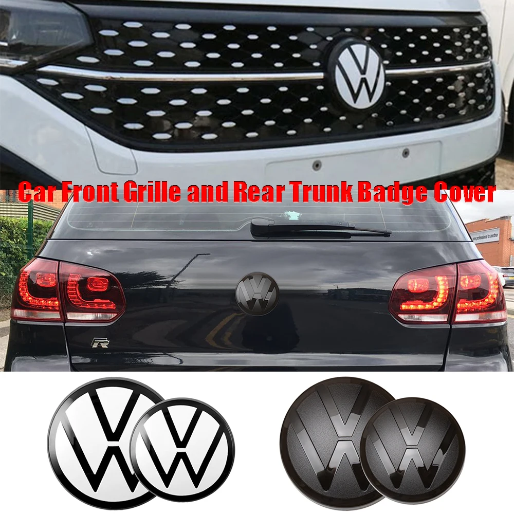 Передние Автомобильные значки Radiateor, накладки на заднюю крышку багажника, эмблемы для Volkswagen GOLF6 MK6 7 MK7 7,5 MK7.5 8 MK8, вариант Polo PASSAT B8 CC